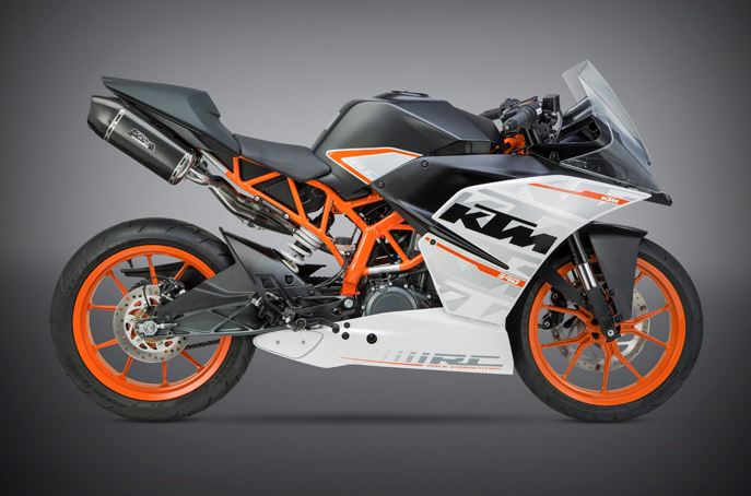 Yoshimura Race RS-9 SS-Carbon Slip-Ons Exhaust '14-'16 KTM RC390