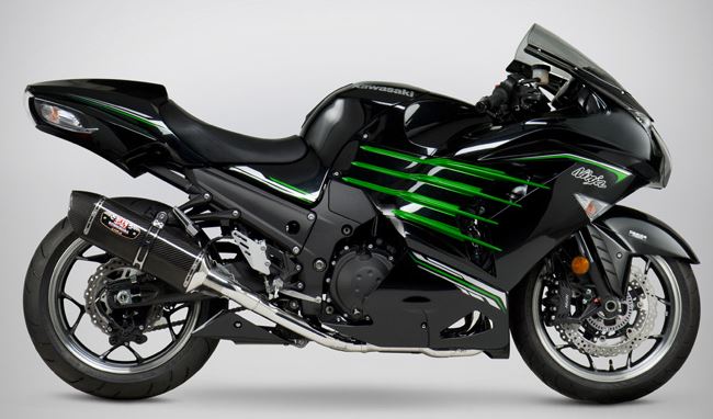 Yoshimura Race R-77 Duel Slip-on Exhaust Systems for '12-'17 Kawasaki ZX-14R