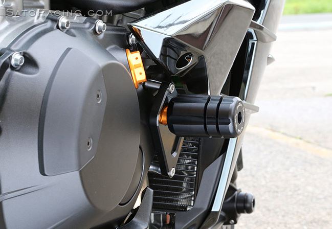 Sato Racing Engine/Frame Slider Kit for 2015-2018 Kawasaki Ninja H2 | K-H2ES-BK