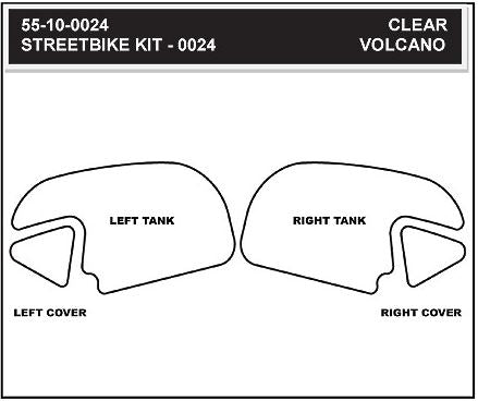 StompGrip Volcano Tank Grip Pads for 2013-2015 Honda CBR600RR