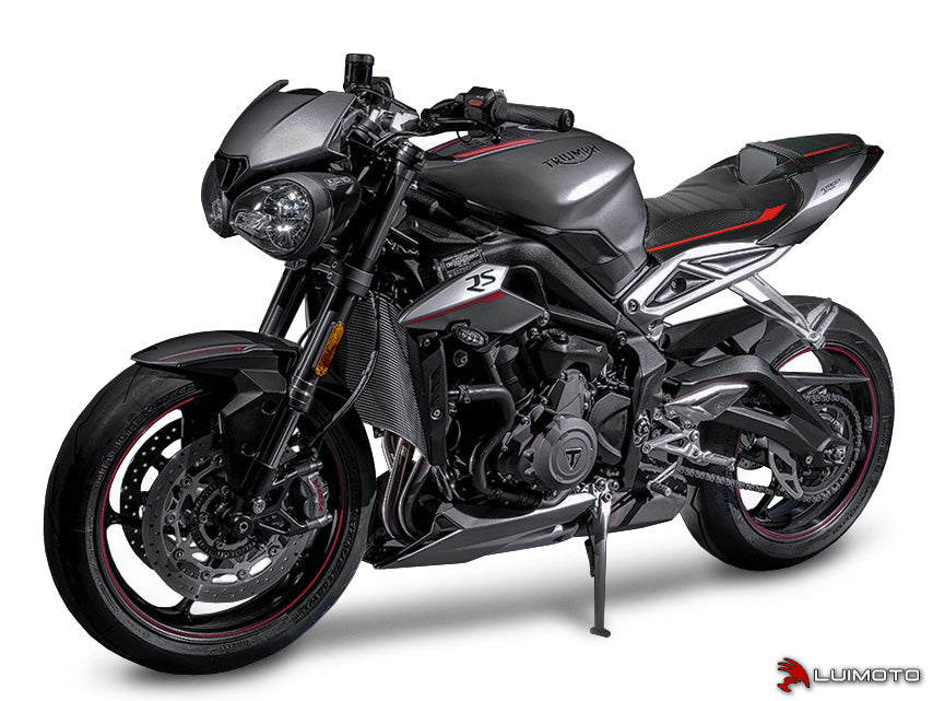 LuiMoto R-Cafe Seat Cover 2017-2018 Triumph Street Triple 765 | Passenger