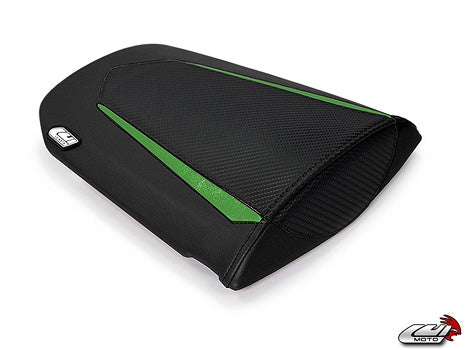 LuiMoto Tribal Blade Seat Cover 07-12 Honda CBR600RR - Cf Black/Green - Motostarz USA