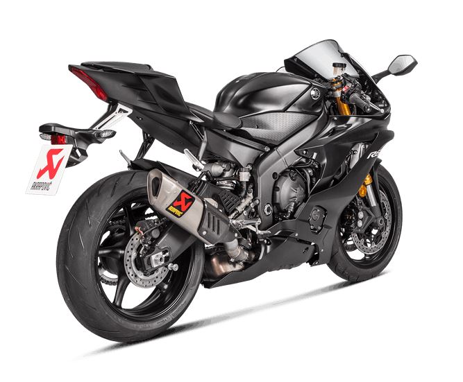 Akrapovic Slip-On Line (Titanium) Exhaust System '17-'20 Yamaha YZF R6