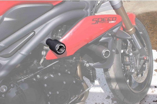 Evotech Performance Upper Frame Slider Kit 2011-2015 Triumph Speed Triple / R
