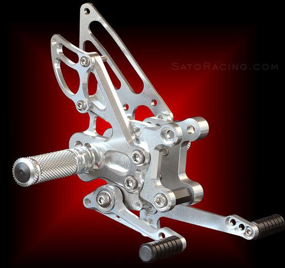 Sato Racing Adjustable Rearsets '11-'13 Aprilia RSV4 APRC