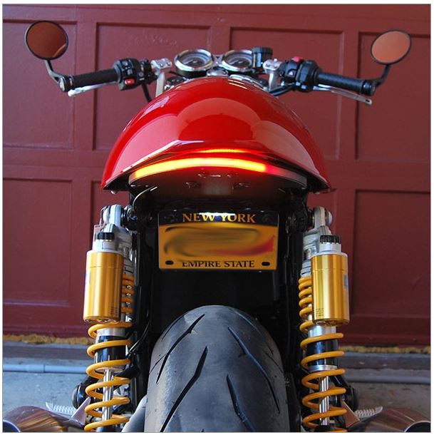 New Rage Cycles Fender Eliminator Kit for 2016-2017 Triumph Thruxton 1200/R | Tucked License Plate