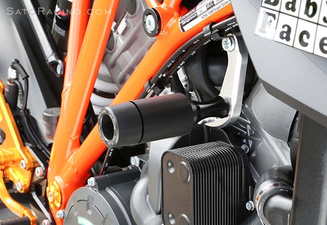 Sato Racing Frame Sliders for 2014-2019 KTM 1290 Super Duke / R