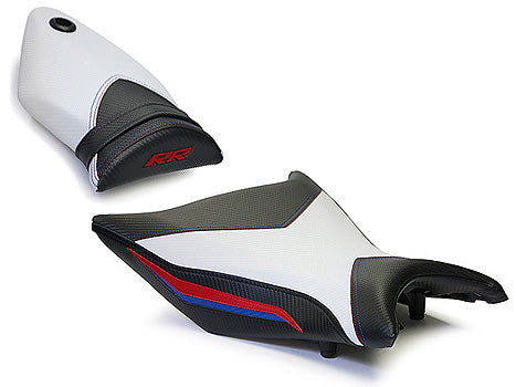 LuiMoto Technik Seat Covers '09-'11 BMW S1000RR - White - Motostarz USA