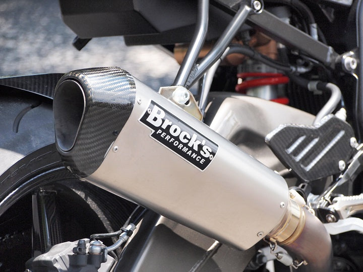 Brocks Performance Single Full Titanium Exhaust 10-14 BMW S1000RR/HP4