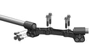 Woodcraft Clip-On Adapter Plate Riser Set w.Standard Black Bars '14-'20 Yamaha MT-07/FZ-07