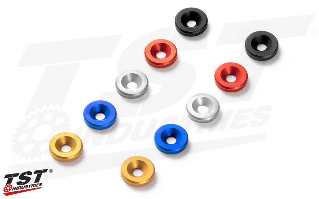 TST Industries Anodized License Plate Mounting Hardware