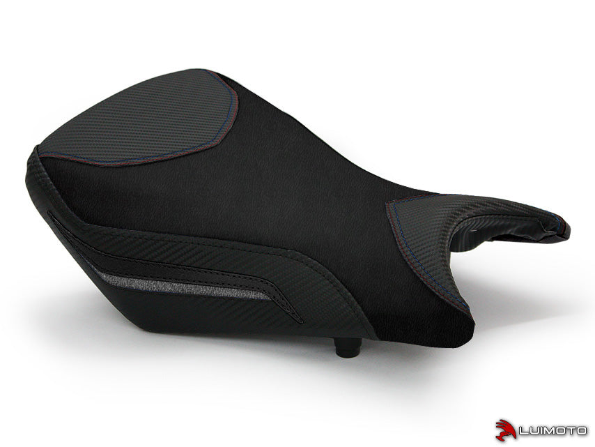 LuiMoto Technik Edition Seat Cover 2012-2014 BMW S1000RR - Cf Black/Black/Gunmetal