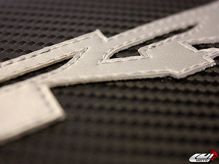 LuiMoto Tribal Blade Seat Cover 07-12 Honda CBR600RR - Cf Black/Red/Silver - Motostarz USA