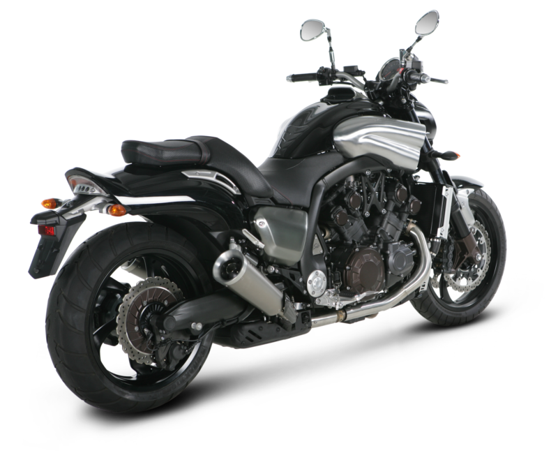 Akrapovic Titanium Slip-on Exhaust System '09-'16 Yamaha VMAX