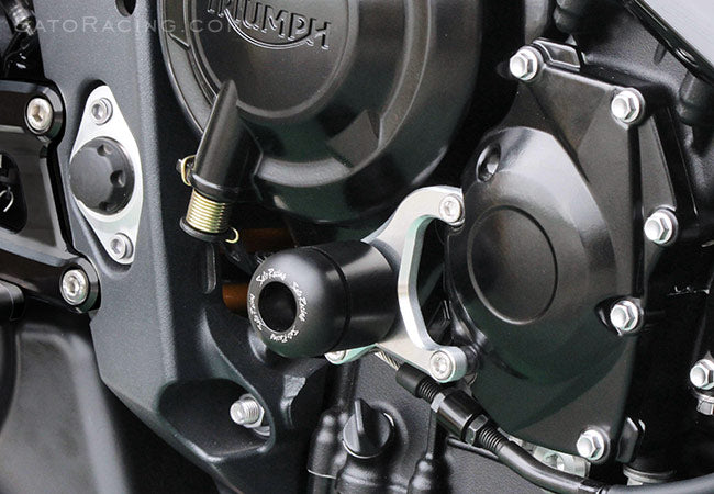 Sato Racing Right Side Engine Slider For 2013-2017 Triumph Daytona 675 / R