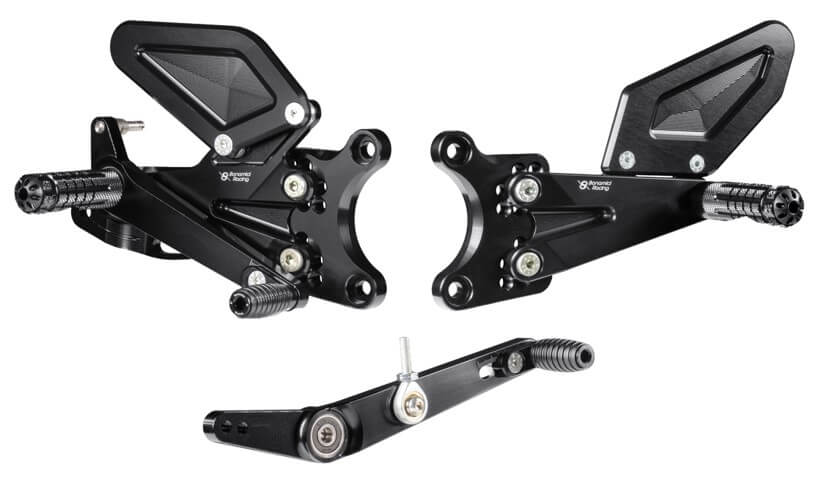 Bonamici Adjustable Rearsets 17-25 Yamaha YZF-R6