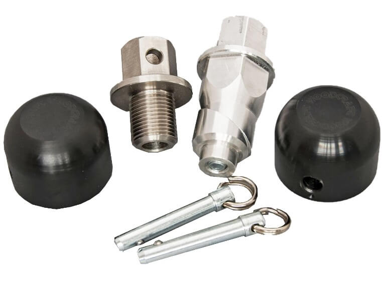 Woodcraft Front Axle Slider Kit '17-'21 Honda CBR1000RR