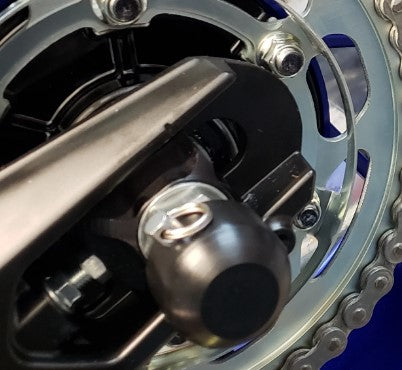 Woodcraft Rear Axle Slider Kit Yamaha FZ-09/MT-09/XSR900 | Check Fitment