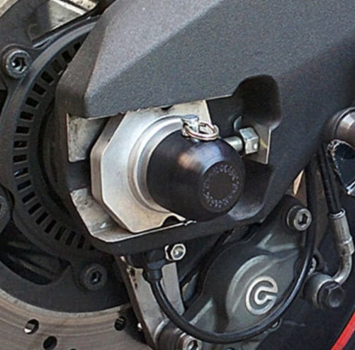 Woodcraft Rear Axle Sliders Ducati '14-'15 899/'16-'19 959 Panigale /'15-'19 Monster 821