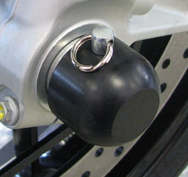 Woodcraft Front Axle Slider Kit for Aprilia | Check Fitment