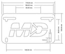 Motodynamic Low Profile Fender Eliminator Aprilia '09-'20 RSV4/ '11-'20 Tuono V4
