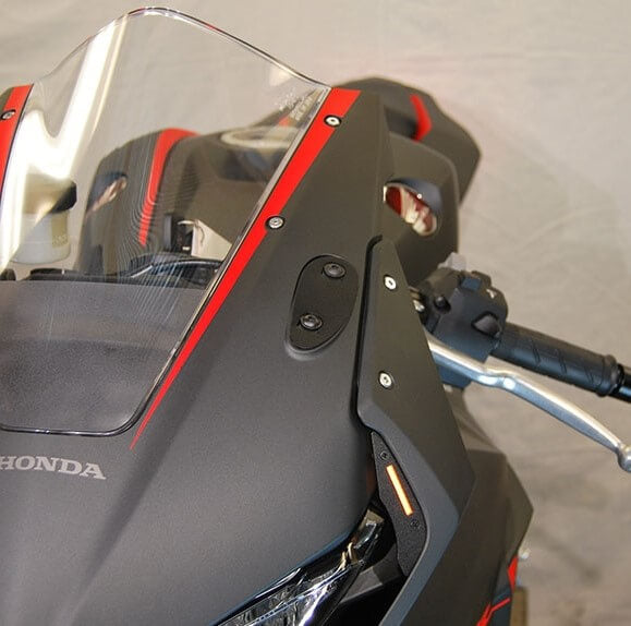 New Rage Cycles Mirror Block Off Plates '17+ Honda CBR1000RR