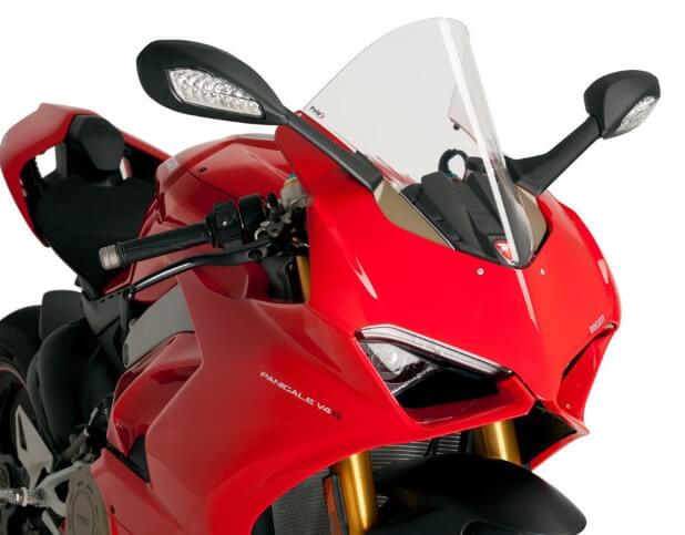 Puig R-Racer Windscreen for '20+ Ducati Panigale V4