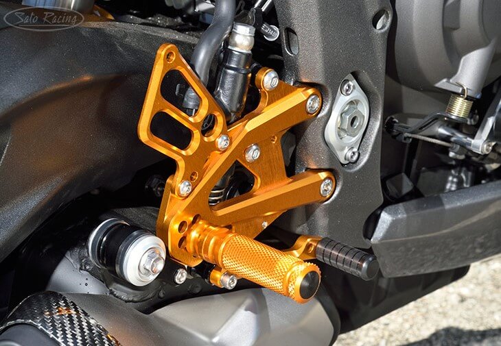 Sato Racing Rear Sets '20-'21 Triumph 765 Street Triple/RS with Quickshifter