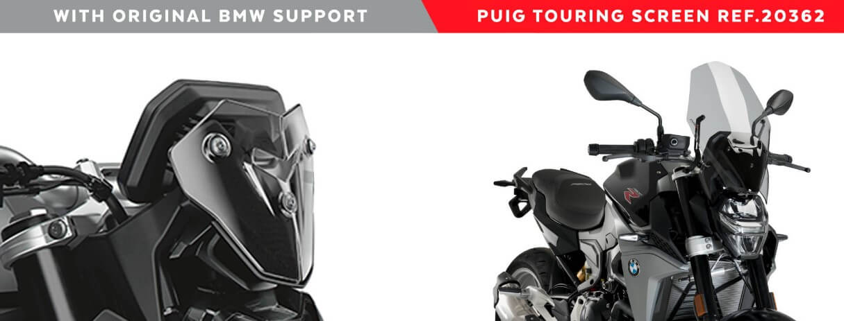 Buy Puig Touring Windscreen for BMW Support Brackets '20+ BMW F900R