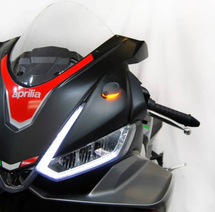 New Rage Cycles Mirror Block Off Turn Signals '21+ Aprilia RSV4