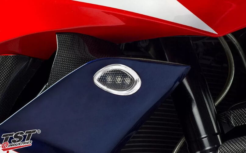 TST Industries LED Halo-1 Flushmount Turn Signals for '07-'12 Honda CBR600RR