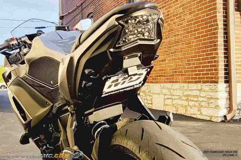 Motodynamic Low Profile Fender Eliminator '17-'22 Kawasaki Z650/Ninja 650