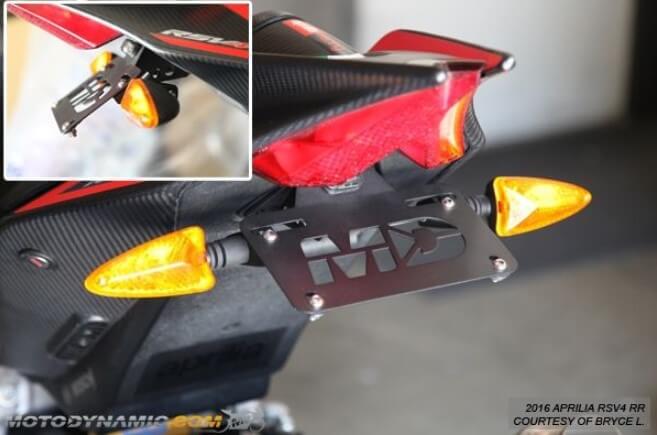 Motodynamic Fender Eliminator Aprilia '09-'20 RSV4/ '11-'20 Tuono V4