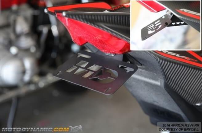 Motodynamic Fender Eliminator Aprilia '09-'20 RSV4/ '11-'20 Tuono V4