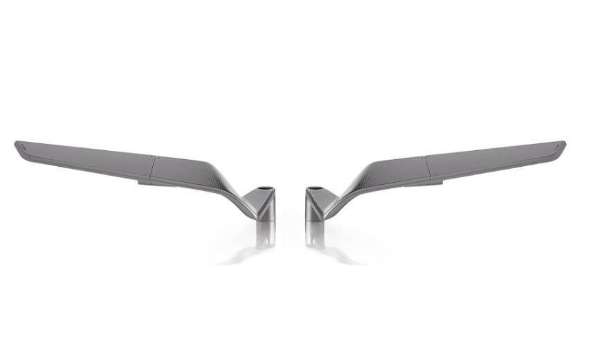 Rizoma Stealth Naked Mirror (Adapter Required)