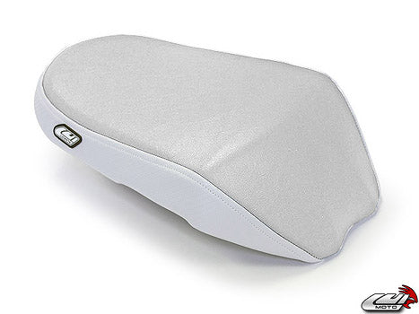 LuiMoto Sport Seat Covers '09-'16 Suzuki GSXR 1000 - Black/Silver - Motostarz USA