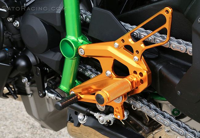 Sato Racing Adjustable Rearsets 15-25 and up Kawasaki H2