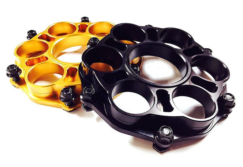 Drive Systems Superlite RS7 525 Pitch Steel Quick Change Sprocket Kit w. D.I.D ZVMX Series Gold X-Ring Sealed Chain for Ducati 1198, Diavel '11-'14 - motostarz.com