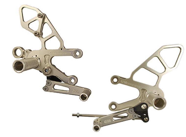 Woodcraft Complete Rearsets STD Shift for '11-'16 Aprilia RSV4 APRC/Tuono