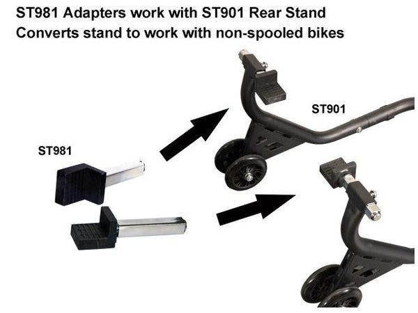 Vortex Rear Stand Adapters for Non-Spooled Bikes