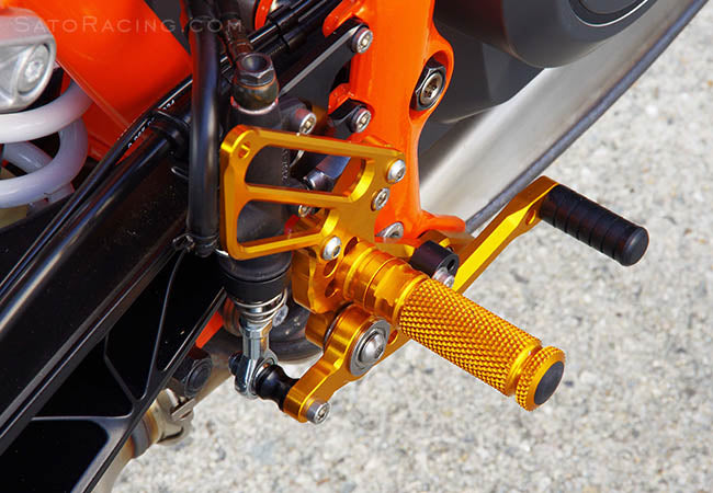 Sato Racing Adjustable Rearsets for 2012-2013 KTM 690 Duke