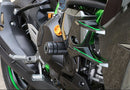 Sato Racing Engine/Frame Slider Kit for 2015-2018 Kawasaki Ninja H2 | K-H2ES-BK
