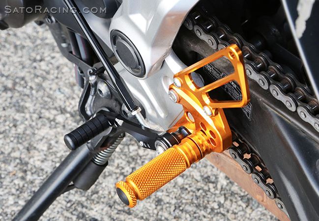 Sato Racing Rearsets 14-24 Yamaha MT-07/FZ-07 | Standard or Reverse Shift