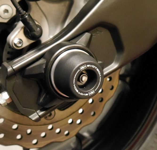 Evotech Performance Rear Spindle Bobbins Yamaha FZ-07/MT-07/XSR700