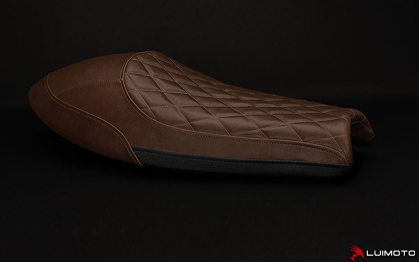 LuiMoto Vintage Diamond Seat Covers 2016-2017 Triumph Street Thruxton