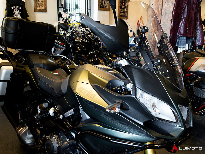 LuiMoto Italia Seat Covers 2013-2018 Aprilia Caponord 1200 | Passenger