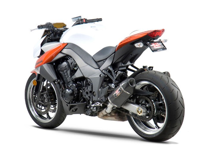 Yoshimura Street R-77 Dual Carbon Slip-On Exhaust System '10-'16 Kawasaki Z1000