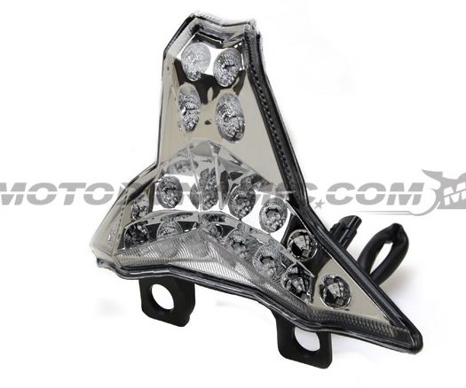 Motodynamic Sequential LED Tail Light '14-'16 Kawasaki Z1000, '16-'18 ZX10R, '18- Ninja 400 - Clear
