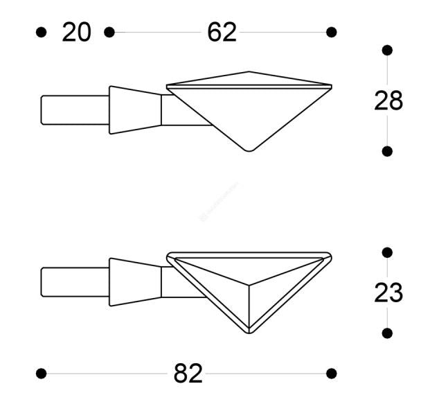 Barracuda Z-LED B-LUX E-Marked Indicator (Pair)