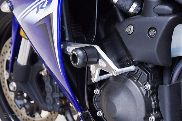 Sato Racing No-Cut Frame Sliders 2009-2014 Yamaha YZF R1